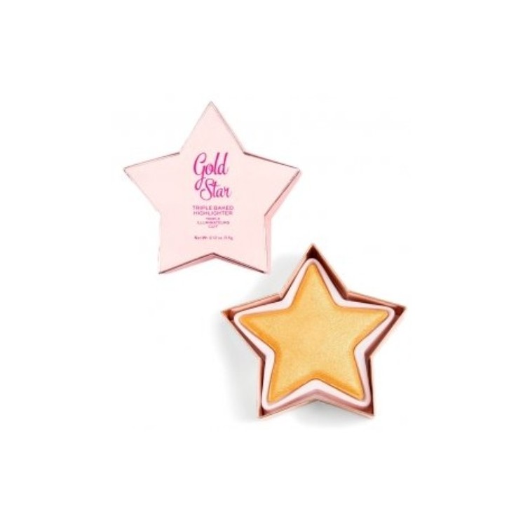 Makeup Revolution I Heart Revolution Star of Show Face markeerstift Gold Star 5 g