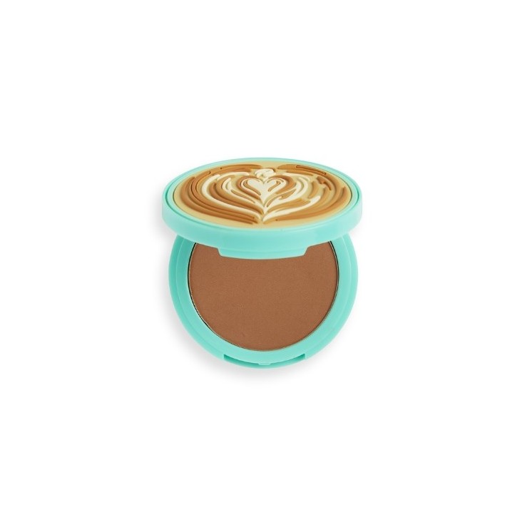Makeup Revolution I Heart Revolution Lekkere Coffee Bronzer voor gezicht Latte 5 g