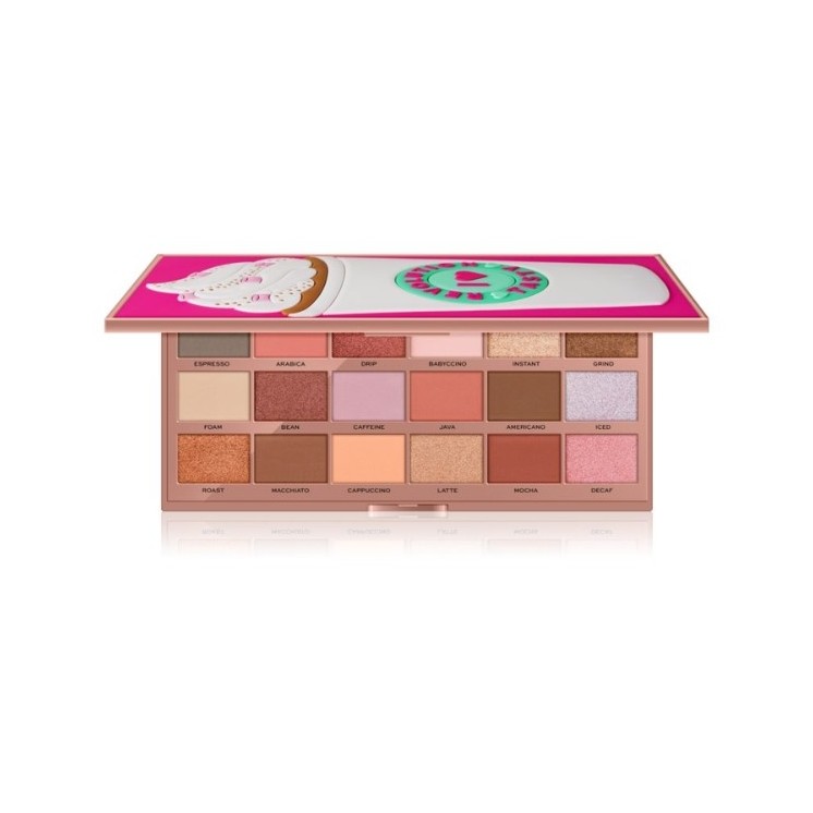 Makeup Revolution I Heart Revolution Tasty Palette mit 18 Lidschatten Coffee