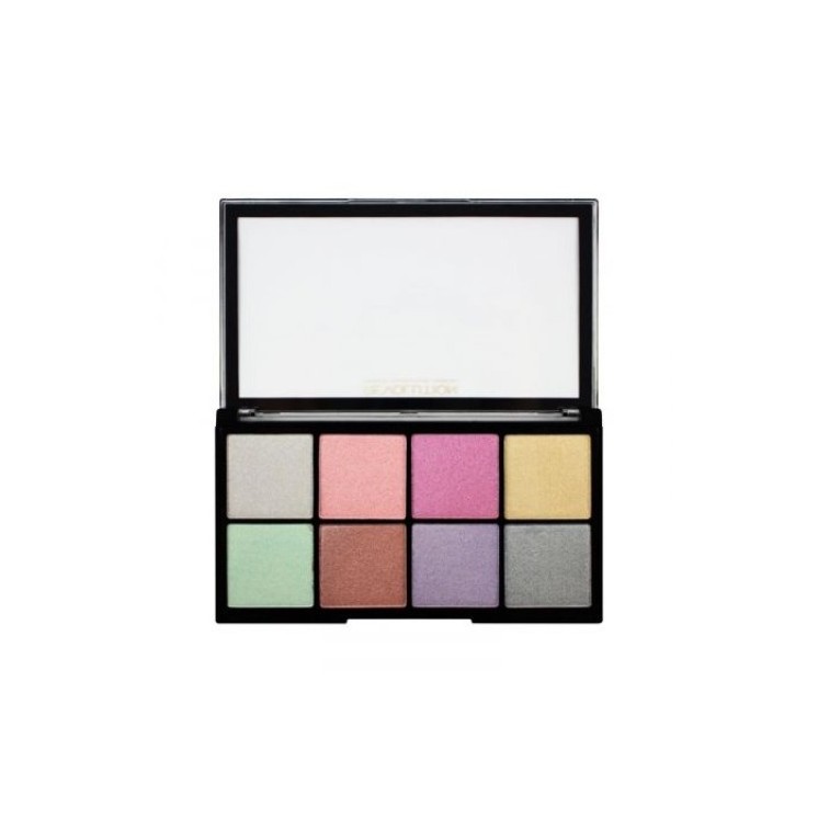 Makeup Revolution Ultra Cool Glow Palette mit 8 Gesichts-Highlightern 5 g