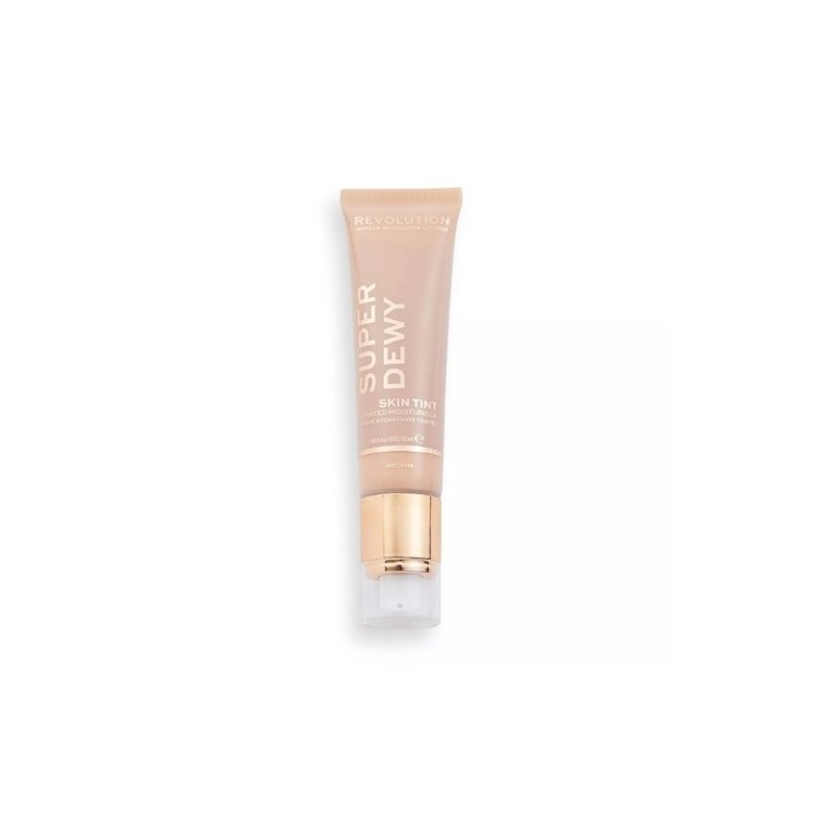 Makeup Revolution SuperDewy Coloring Hydraterende Gezichtscrème Medium Tan 50 ml