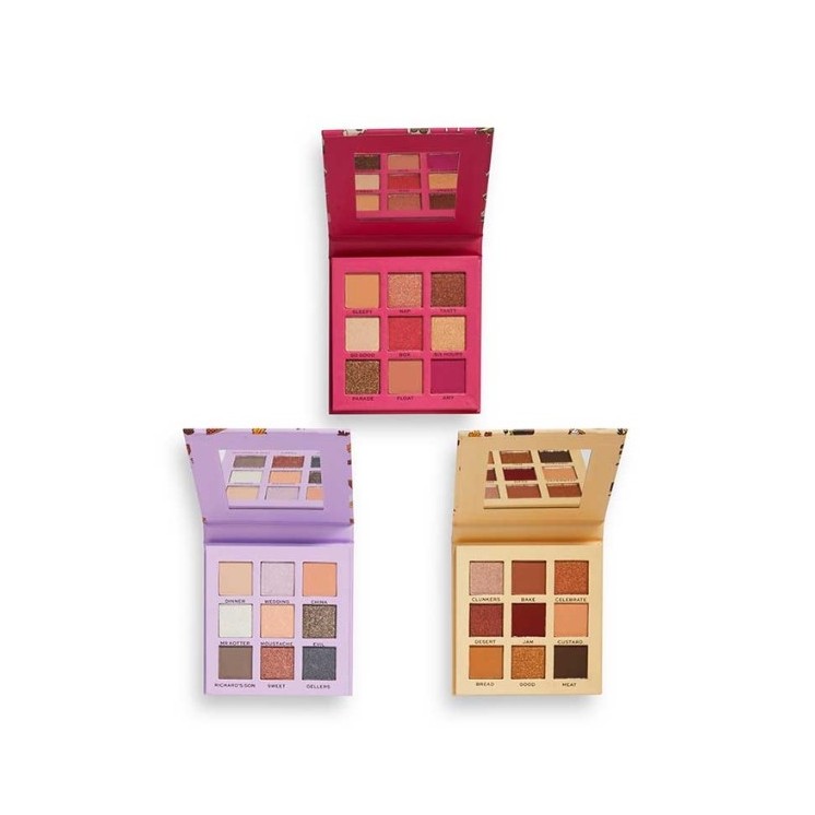Makeup Revolution x Friends Набір з 3 палеток для 9 тіней Giving's Eyes