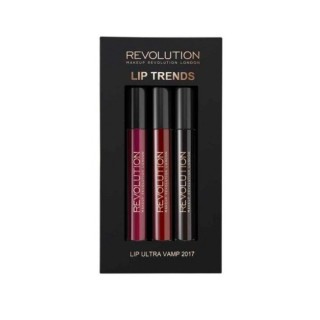 Makeup Revolution Zestaw prezentowy Lip Ultra Vamp 2017 Zestaw 3 Błyszczyków do ust