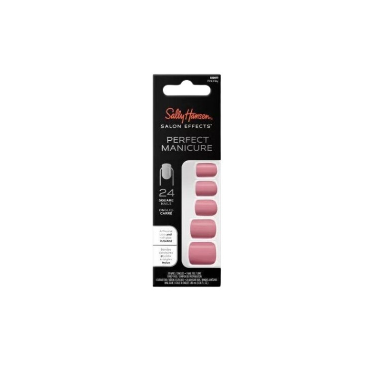 Sally Hansen Salon Effects Perfect Manicure Nageltips Pink Clay 24 stuks