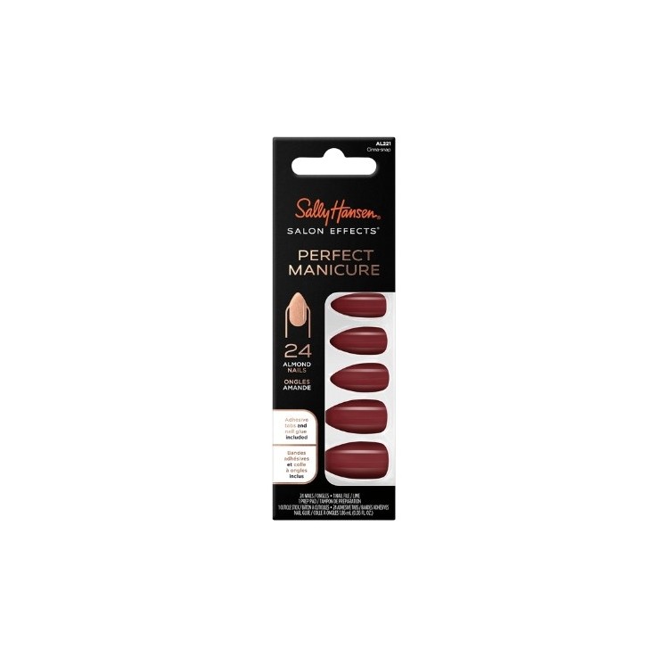 Кінчики для нігтів Sally Hansen Salon Effects Perfect Manicure Cinna-Snap 24 шт.