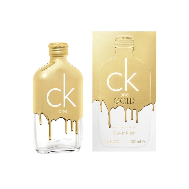 Calvin Klein Eau de Toilette for Women and Men Unisex One Gold 100 ml