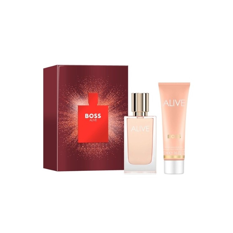 Hugo Boss Alive cadeauset: Eau de Toilette 30 ml + Lichaams- en handlotion 50 ml
