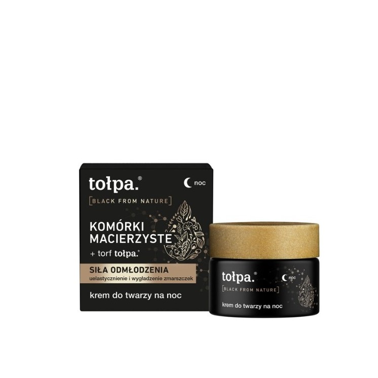 Tołpa Black From Nature Нічний крем для обличчя Стовбурові клітини 50 мл