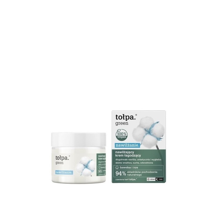 Tołpa Green Moisturizing Заспокійливий і зволожуючий крем для обличчя 50 мл