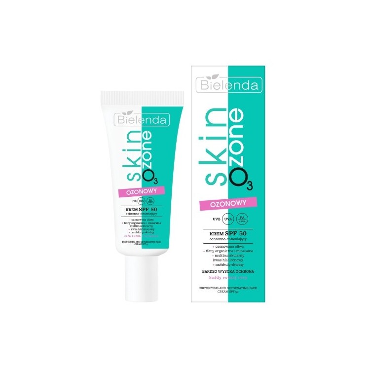 Bielenda SKIN O3 ZONE Озоновий крем SPF 50 захисний і насичений киснем 40 мл