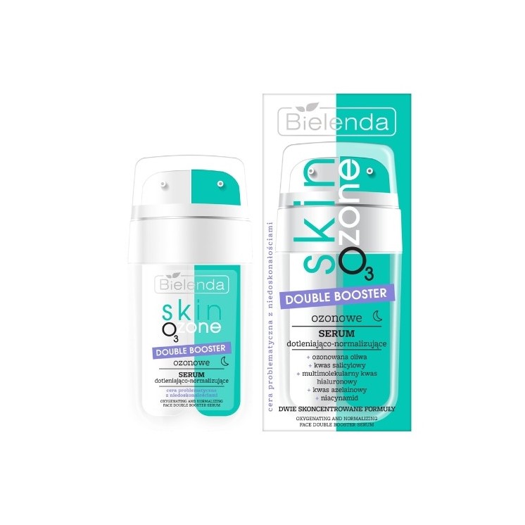 Bielenda SKIN O3 ZONE подвійна нормалізуюча озонова serum 2х7,5 мл
