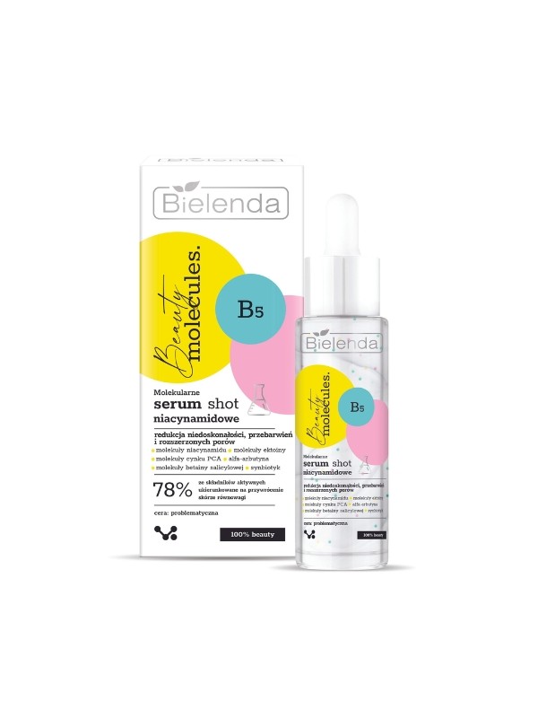 Bielenda Beauty Molecules Serum-shot do twarzy niacynamidowe 30g