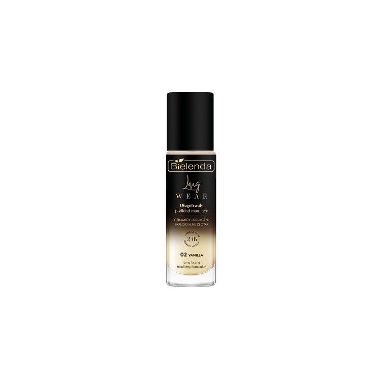 Bielenda LONG WEAR Стійка матуюча основа 02 Vanilla 30 мл