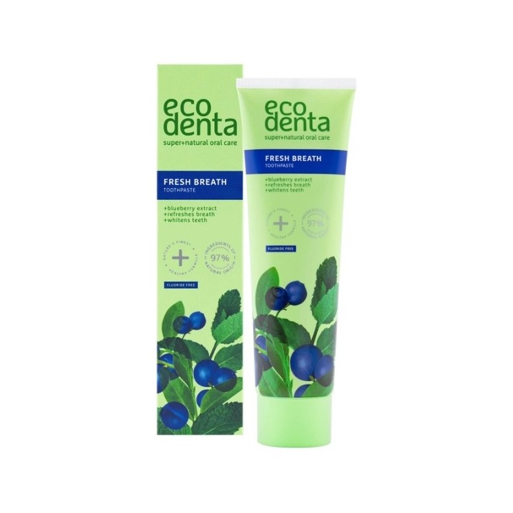Ecodenta Fresh Breath Zahnpasta Blaubeere 100 ml