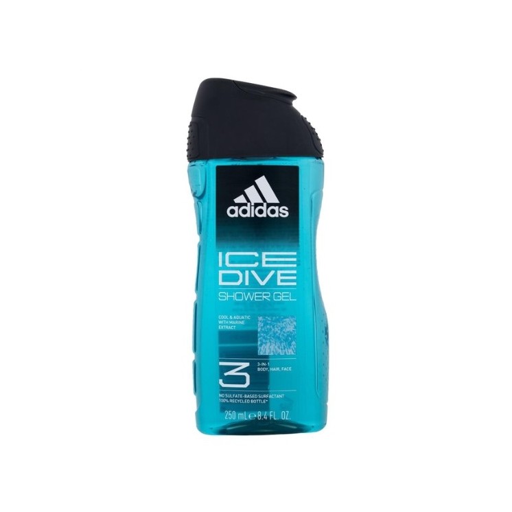 Adidas Гель для душу чоловічий 3in1 Ice Dive 250 мл