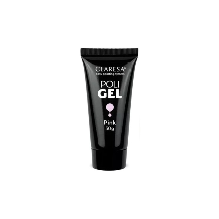 Claresa Poli Gel Nagelbouwgel Pink 30 gr