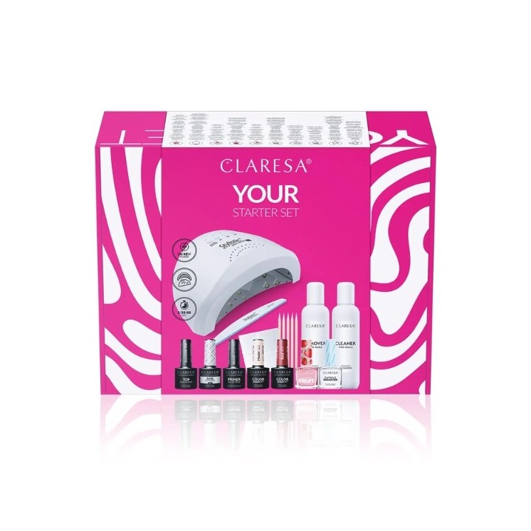 Claresa manicure стартовий набір з УФ-лампою
