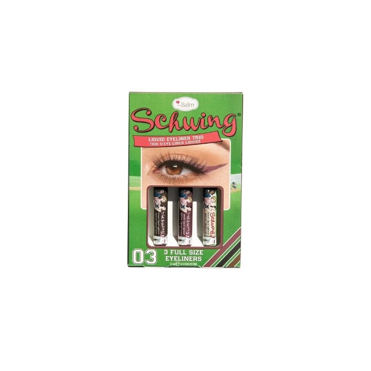deBalm Schwing! Set van drie eyeliners: Black , Brown , Purple 3x1,7 ml
