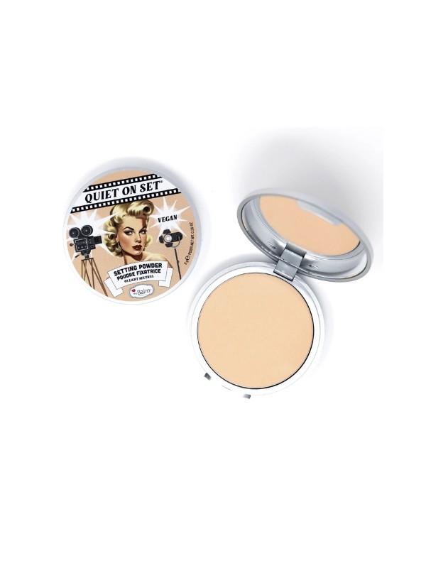 theBalm Quiet on Set prasowany Puder do twarzy /02/ Light Neutral 8 g