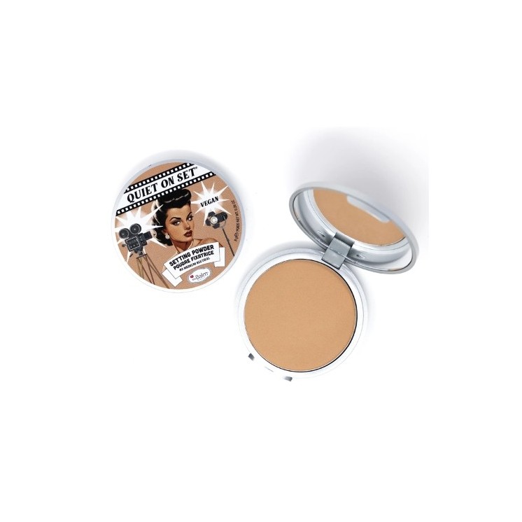 theBalm Quiet on Set geperst gezichtspoeder /03/ Medium Neutral 8 g