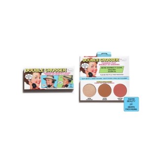 theBalm C&G Double Crosser Trio Paletka: Bronzer + Róż + Rozświetlacz 8,5 g