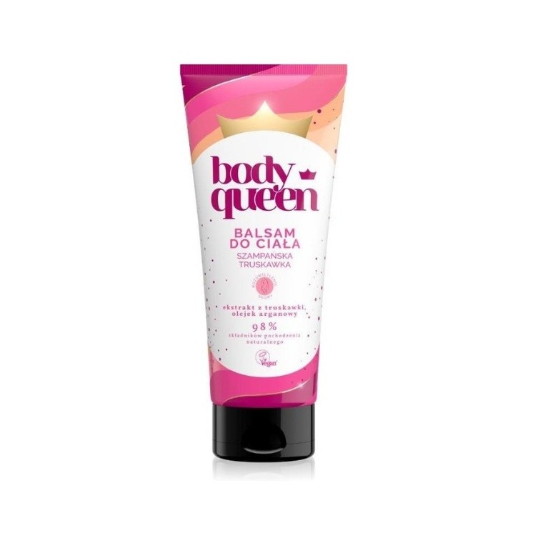 Body Queen Illuminating Body Lotion Champagner Erdbeere 200 ml