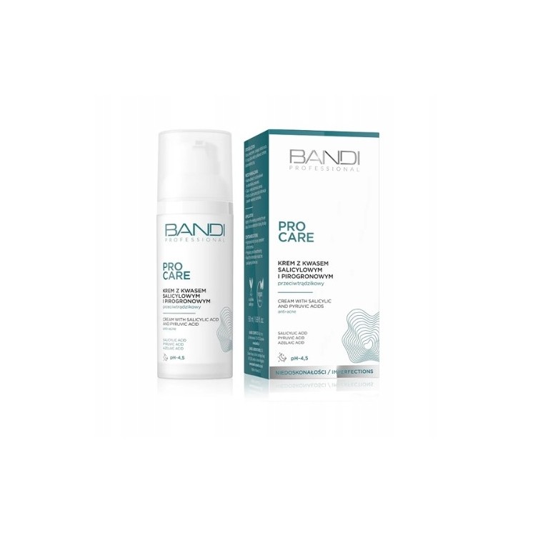 Bandi Pro Care Крем для обличчя з саліциловою та піровиноградною кислотою 50 мл
