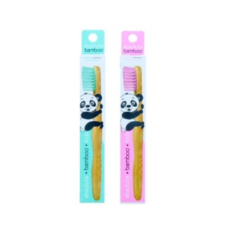 Brosse à dents en bambou Absolute pour enfants (1 pièce)