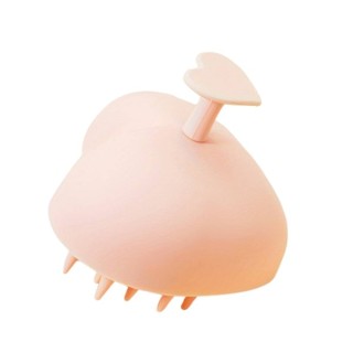 Масажна щітка для шкіри голови Light Pink Heart, 1 шт