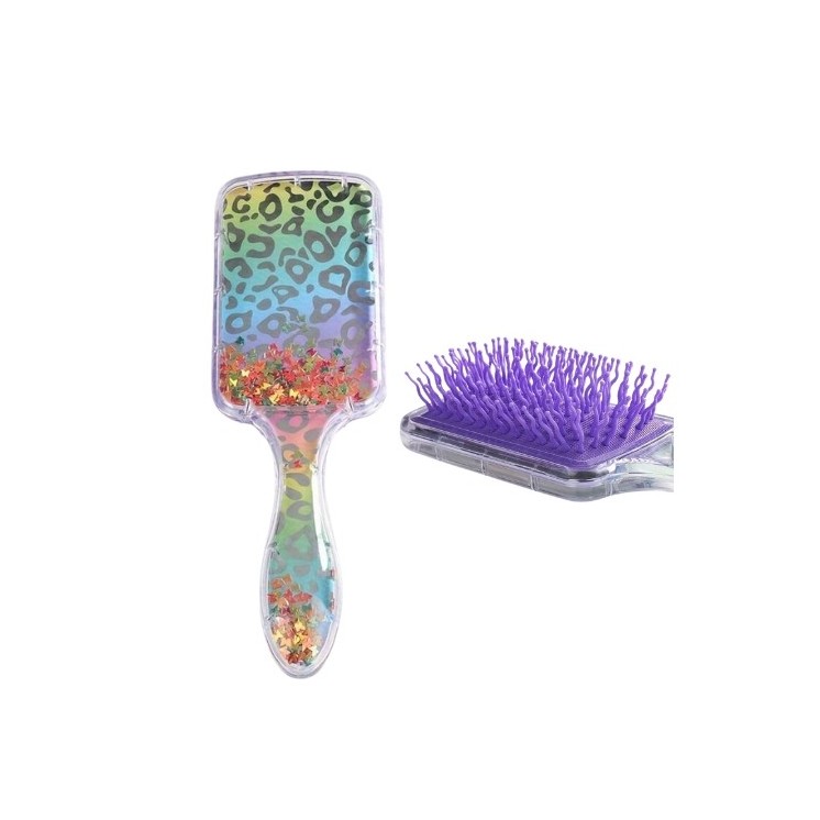 Rainbow Panthera Violet Square Hair Brush 1 piece