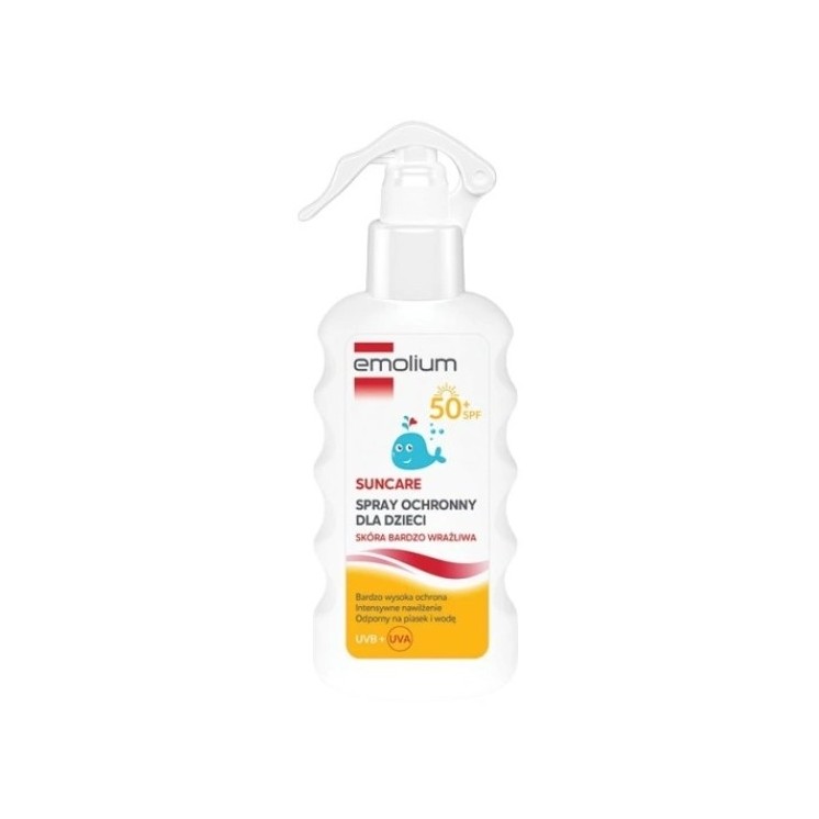 Сонцезахисний спрей Emolium Suncare для дітей SPF50 + 175 мл