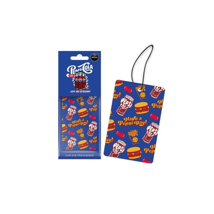 Aroma Car Pepsi Cellulose Car scent pendant Fast Food Cola 1 piece