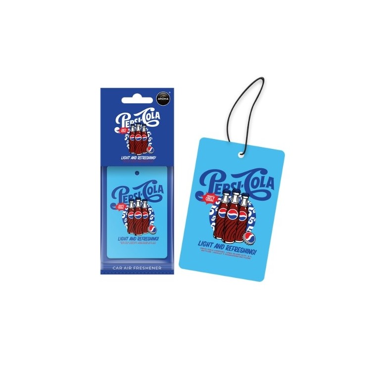 Aroma Car Pepsi Cellulose Autogeurhanger Fles Cola 1 stuk