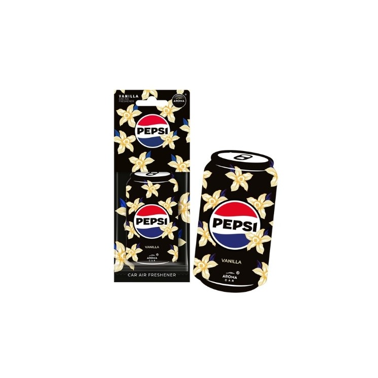 Aroma Car Pepsi Cellulose Autogeurhanger Vanilla 1 stuk