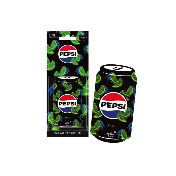 Ароматизатор для автомобіля Aroma Car Pepsi Cellulose Lime 1 шт