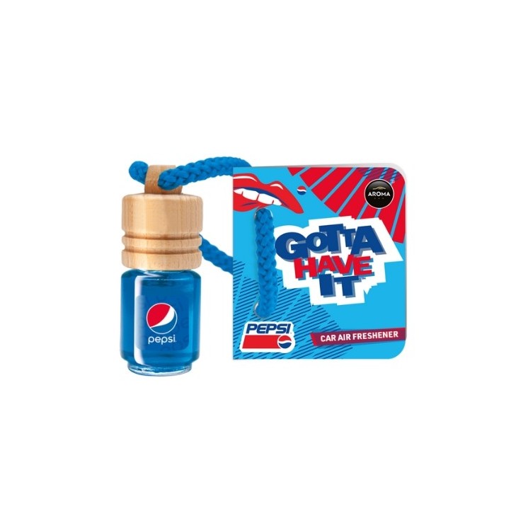 Aroma Car Pepsi Wood Mini Car кулон Cola 5 мл