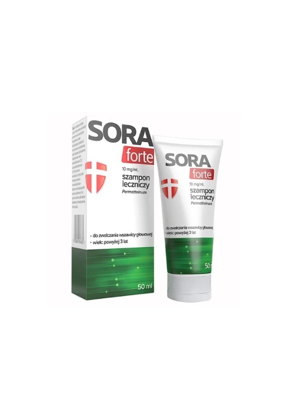 Sora Forte leczniczy Szampon do zwalczania wszawicy 50 ml