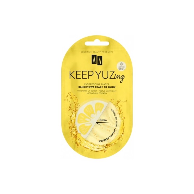 AA Keep Yuzing Wake Up Splash Express Banquet Gesichtsmaske 7 ml