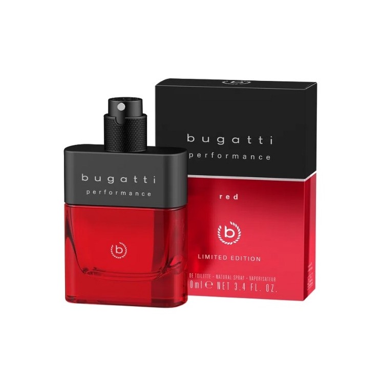 Bugatti Eau de Toilette voor Heren Performance Red 100 ml