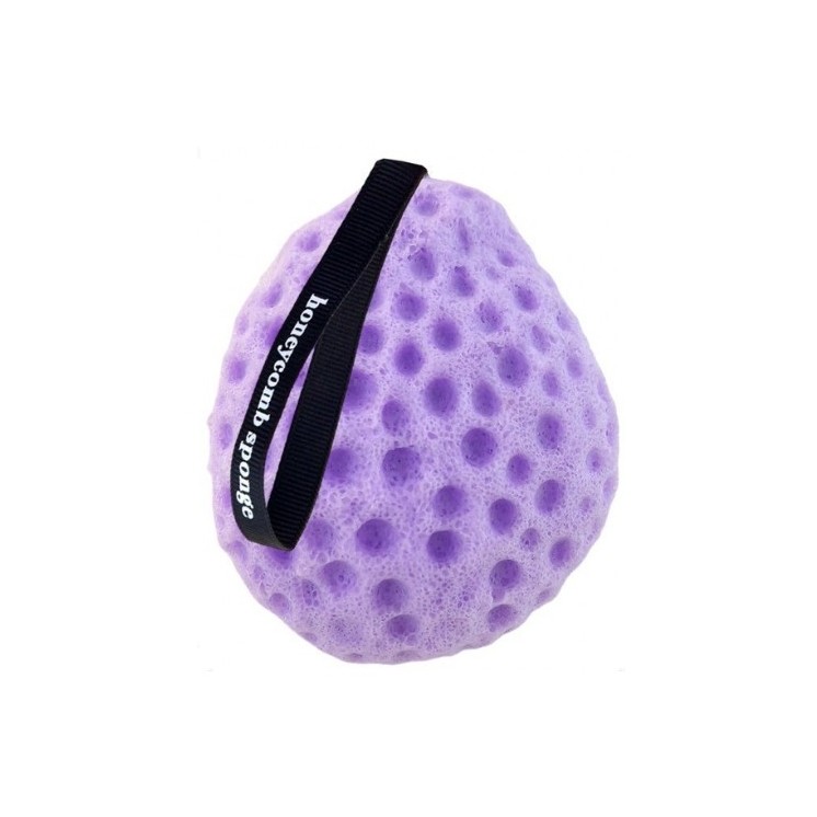 Губка Ecarla Honeycomb Bath Sponge Purple 1 шт