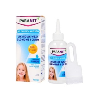 Paranit Sensitive Lotion zur Beseitigung von Läusen und Nissen auf langem Haar, 150 ml