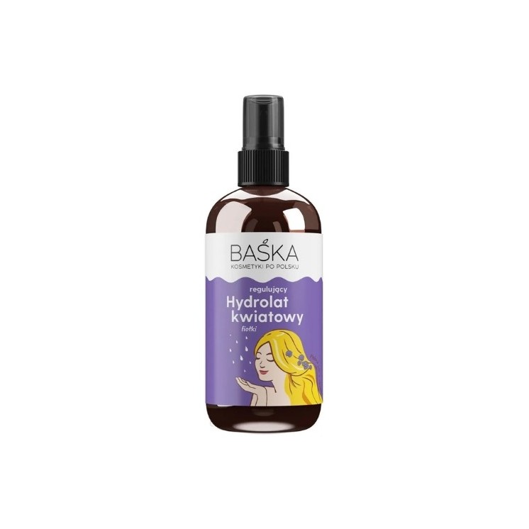 Baśka regulating floral hydrolate for the face Violets 100 ml