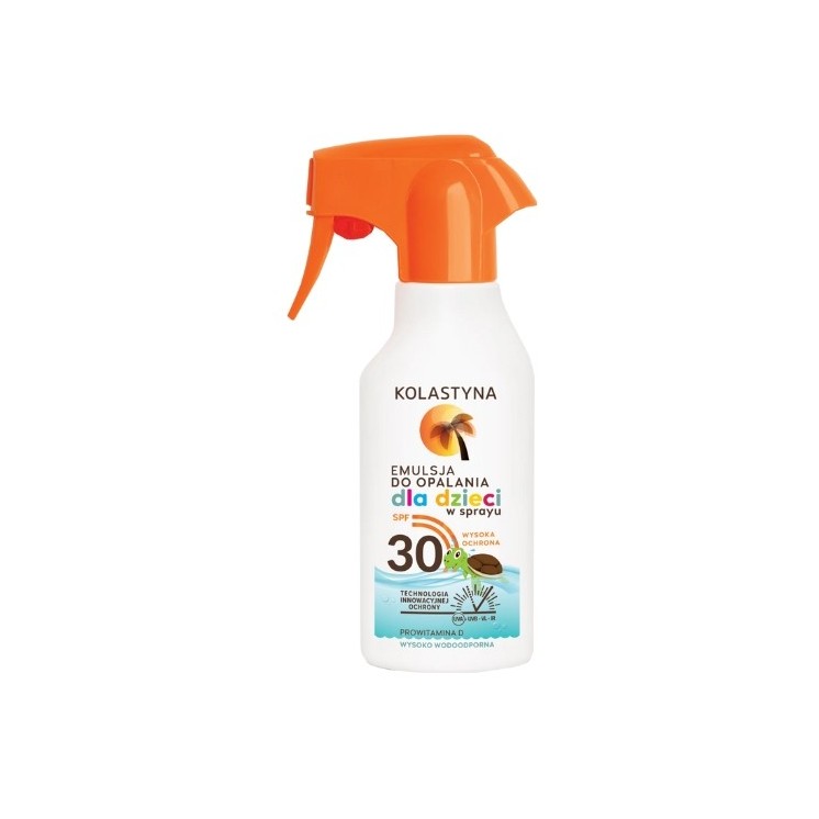 Kolastyna Zonnebrandemulsie voor kinderen in spray SPF30 200 ml