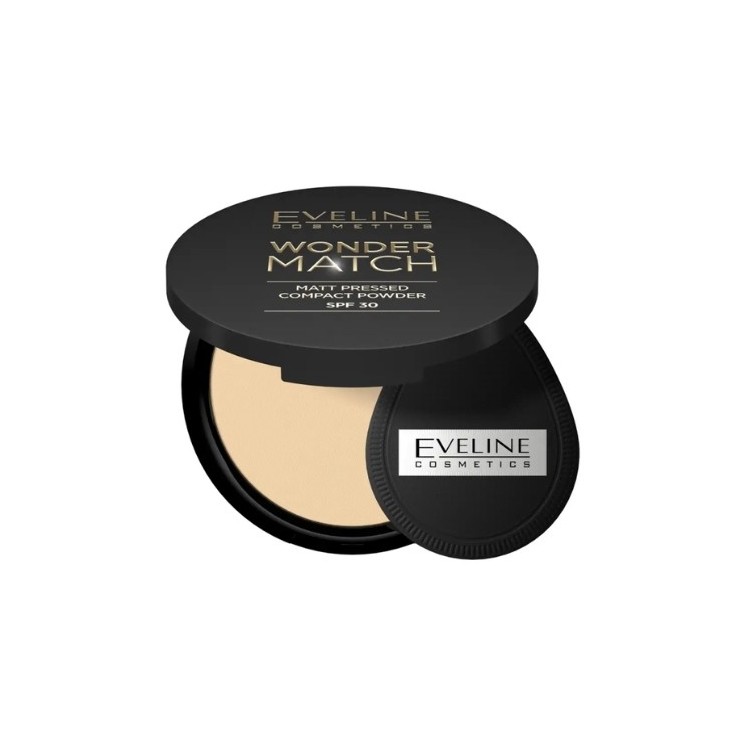 Eveline Wonder Match Pressed Mattifying Powder SPF30 /02/ Medium Beige 8 gr