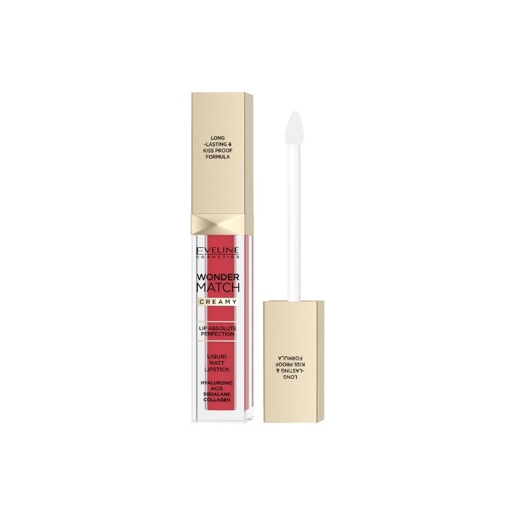 Eveline Wonder Match matt flüssiger Lippenstift /06/ Classic Red 6,8 ml