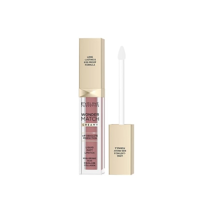 Eveline Wonder Match matt flüssiger Lippenstift /05/ Sweet Nude 6,8 ml