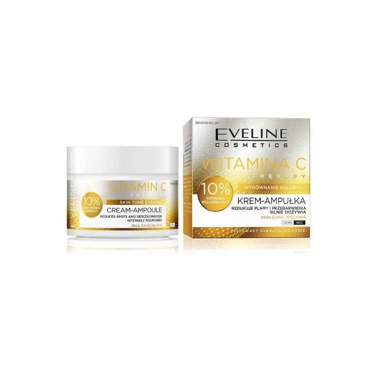 Eveline Vitamin C Therapy Вирівнює тон шкіри Крем-ампула для обличчя 50 мл