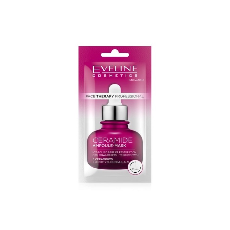 Eveline Face Therapy Professional Маска-ампула для обличчя з керамідами 8 мл
