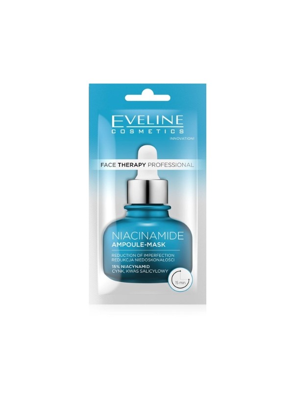 Eveline Face Therapy Professional Maska-ampułka do twarzy z Niacynamidem 8 ml