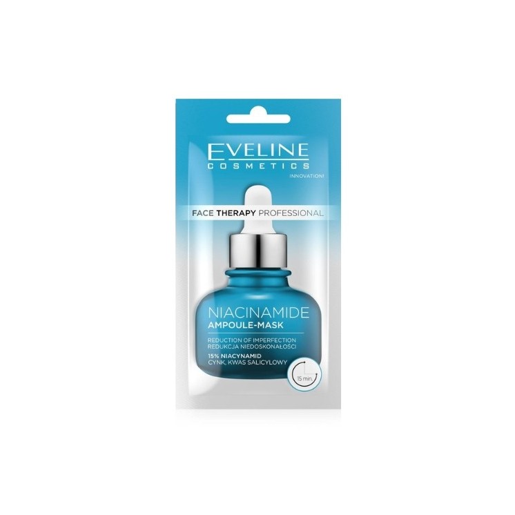 Eveline Face Therapy Professional Маска-ампула для обличчя з ніацинамідом 8 мл